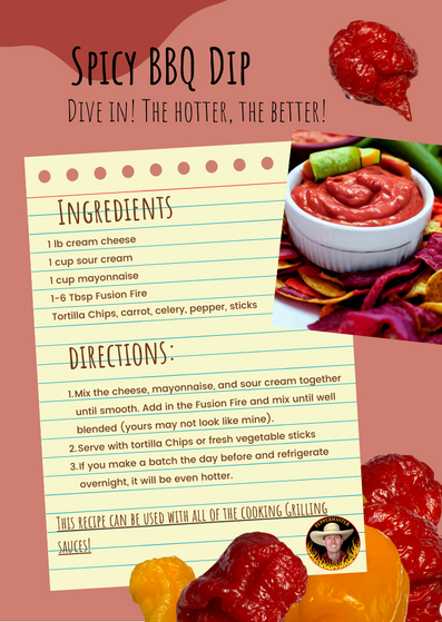 Pepperfire's tweet photo. What's cookin' good lookin'? Are you missing BBQ season, yet? Here's an easy dip.
#Dip #Recipe #Peppermaster #FusionFire #RecipeCards
https://t.co/RwAYDuVqL8 https://t.co/axtSYaH5VO