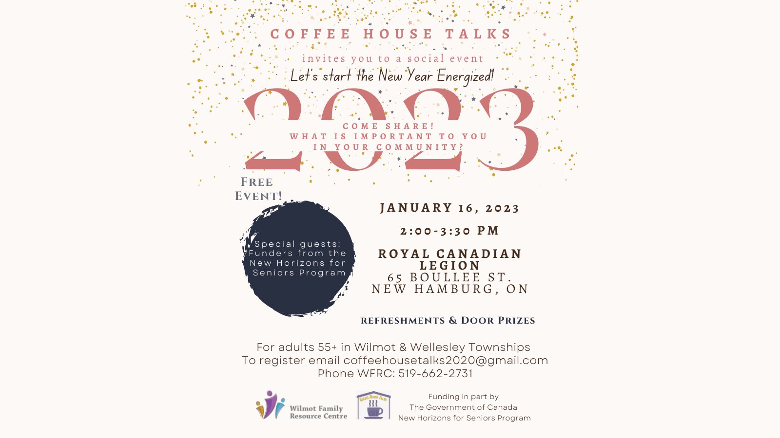 Wilmot Family R.C. on Twitter "Coffee House Talks invites adults 55