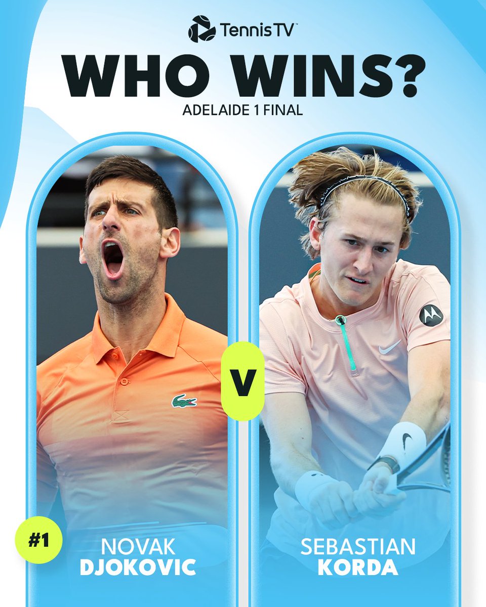 Adelaide Final Novak Djokovic vs