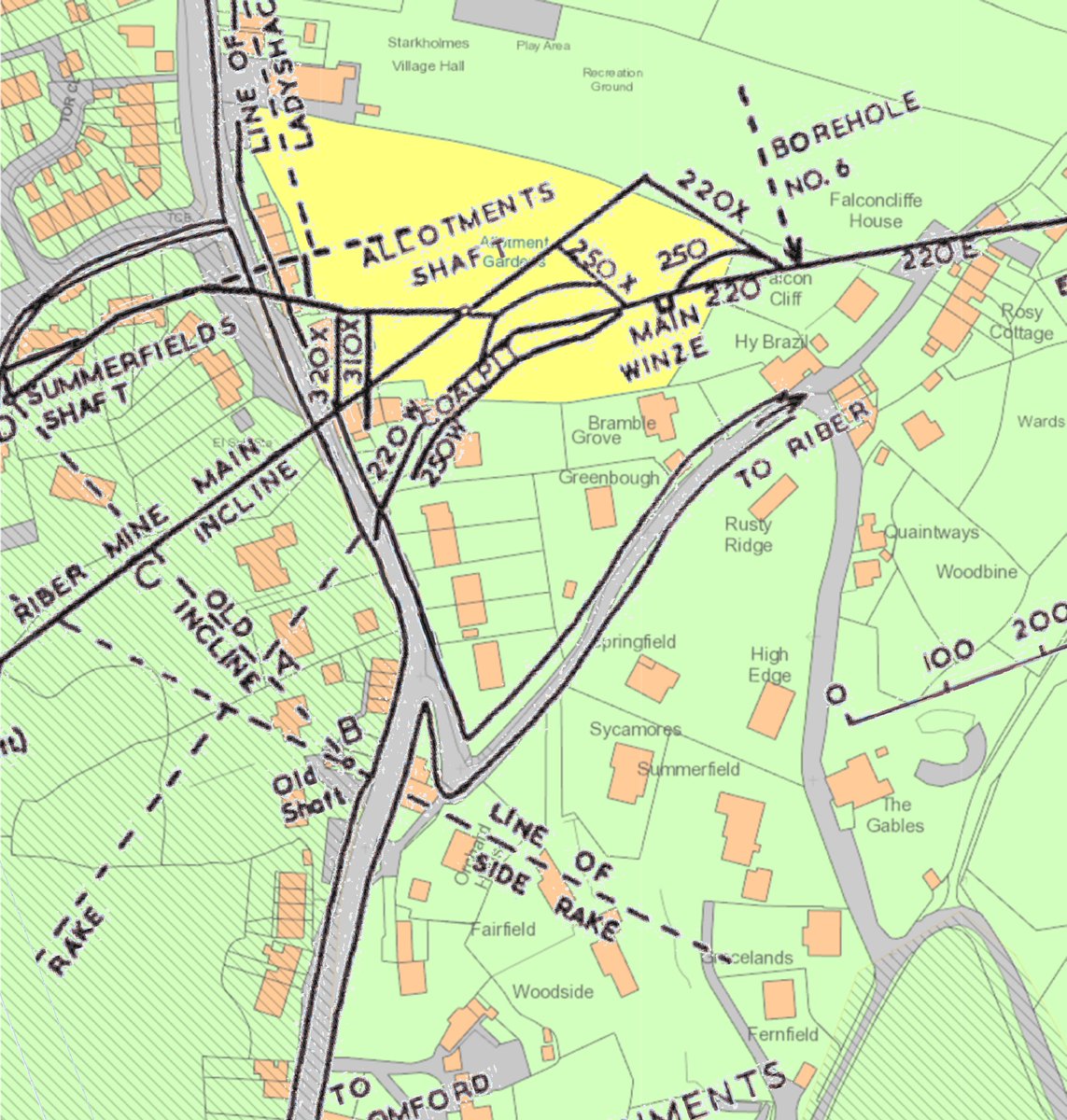 @StarkAllotments @pottyplotters @MatlockCouncil @Dines4Dales @jpmoseley @ClarenceHouse @DeborahMeaden It would be insane for anybody to build on this land. It is underlain by mine workings which have collapsed at least twice. Unstable - so the best use is for allotments! No value as development land.