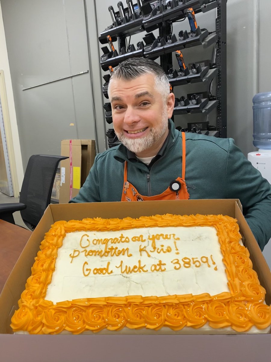 today I close out another chapter in my @homedepot story as I hang up my ASM apron. Monday I will start my next chapter as I proudly put on a Store Manager Apron and excitedly start down my new orange path!!! 
Thank you to all who have helped me get to this point!