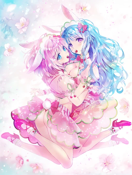 xxx星兎姉妹は仲良しです。 