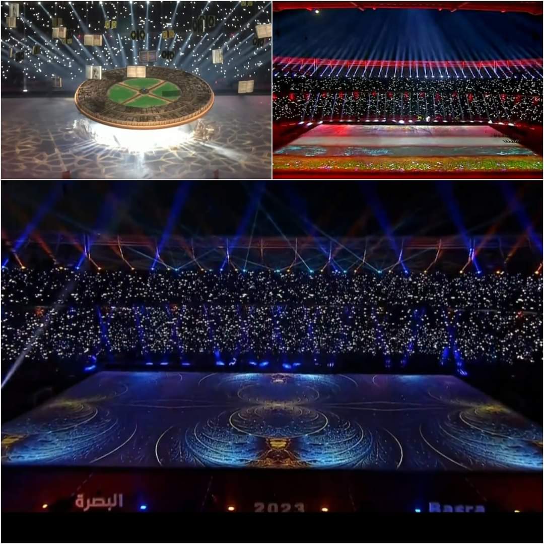 Bint_Alagha's tweet photo. #كاس_الخليج #خليجي_25_بصراوي #خليجي25 
افتتاحية مشرفة وراقية ..
كان بيها جانبين..اللي ظهر عالشاشة واللي ناس راحت وشافته بعيونها لكن خلونا هالمرة نهتم بالصورة الاكبر وهو ان نجاح البطولة رح يفتح ابواب اكبر وفوائدها اكثر على المدى  البعيد https://t.co/QK2W6H4pOm