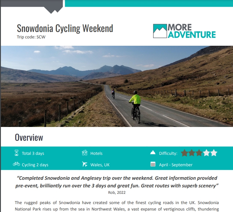 Looking for a kick start to your 2023 cycling? Join us in glorious Snowdonia for a weekend of #cycling.

For more details visit: moreadventure.co.uk/event/snowdoni…

#cycling #roadcycling #roadslikethese Visit North Wales