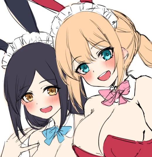あけおめバニー描いてる! 
