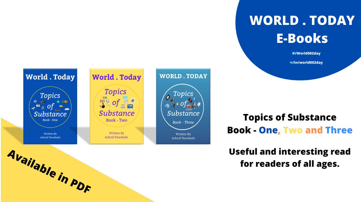 World002day's tweet photo. Topics of Substance
#Books #BookRecommendations #BookReview #bookreviews #Reading #Read #Freelance #Freelancing #Freelancer #Freelancers #Interesting #InterestingContent #readers #readerscommunity #Learning #Sciences #Science #Topics #Substance #PDF #Medium #Writersoftwitter https://t.co/6HUbTj37gm