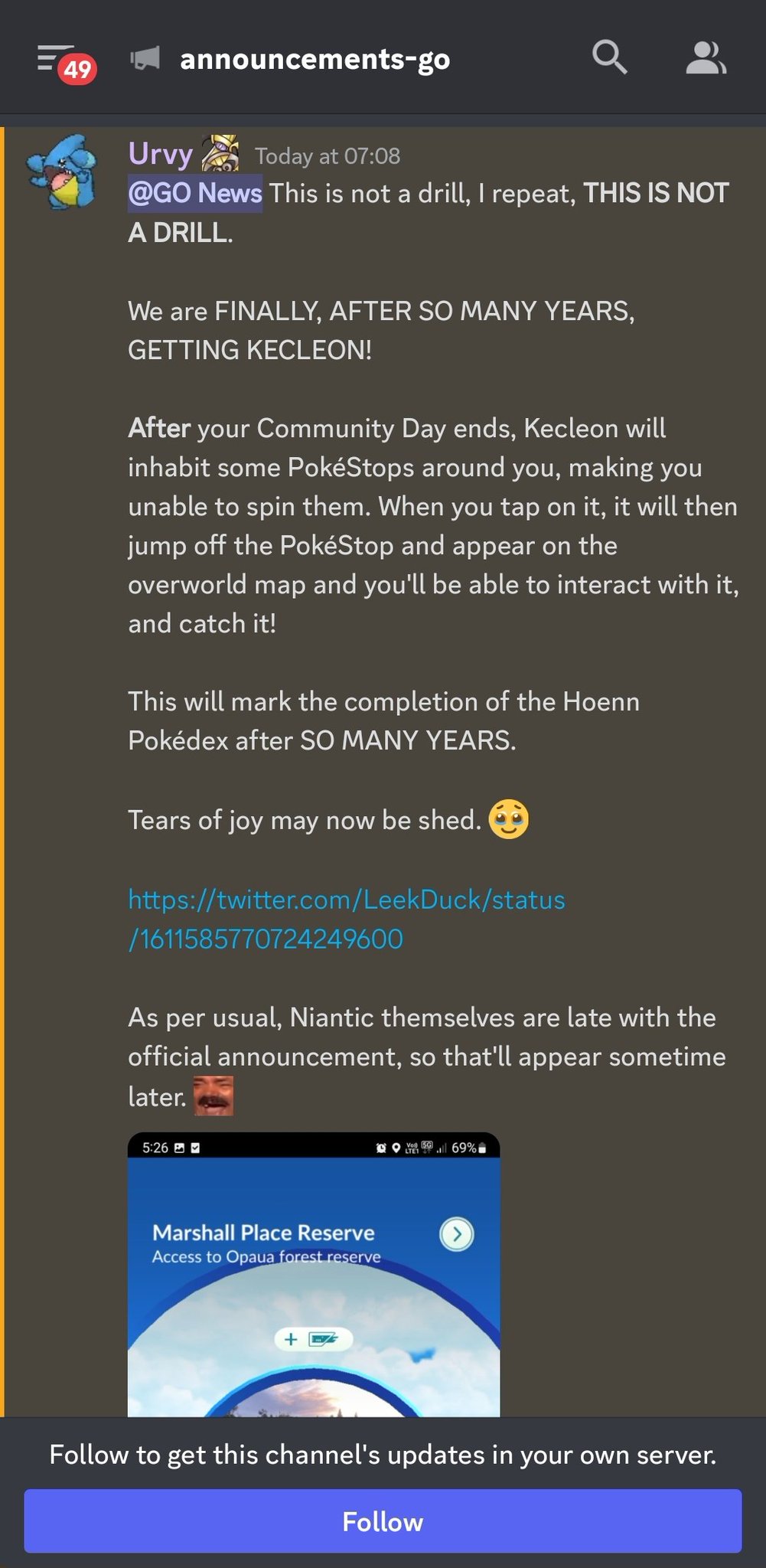 CaliberKat Music on Twitter "pokedaxi On the official PoGo discord