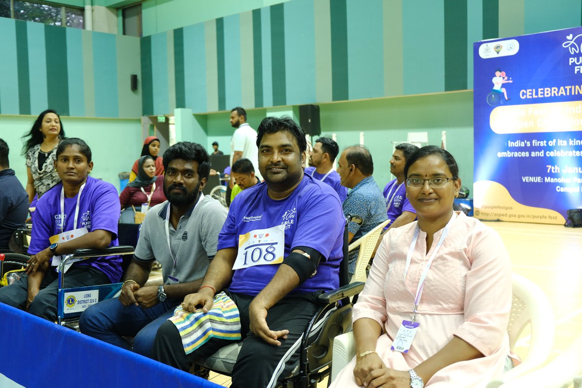 Talented para-athletes from across India converge to Goa to show off their skills for the All India Para-Table Tennis Championship held at the SAG - Campal Ground for the  Purple Fest.

#purplefest #ParaTableTennis #celebratingdiversity #disabilityawareness #goa #panjim