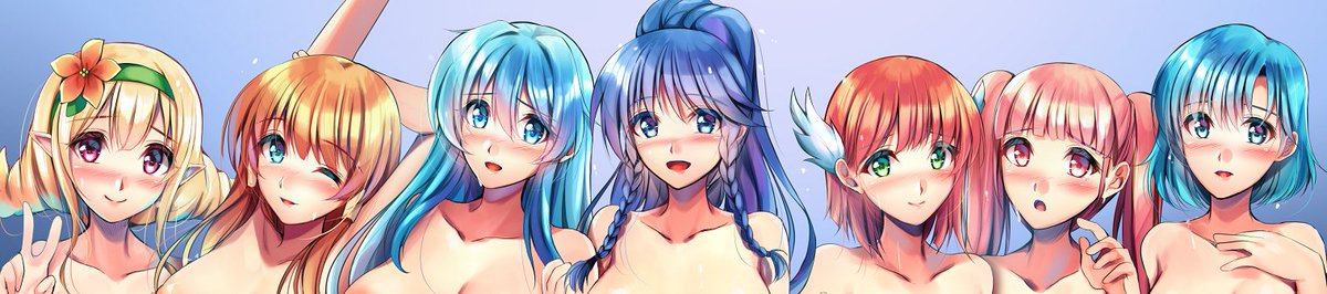 リクエストいただきました『FEシリーズ』より左からピアニー・ミスト・エイリーク・ターナ・プリシラ・ヒルダ・ティトになります
https://t.co/2bdna1euCh #Skeb 