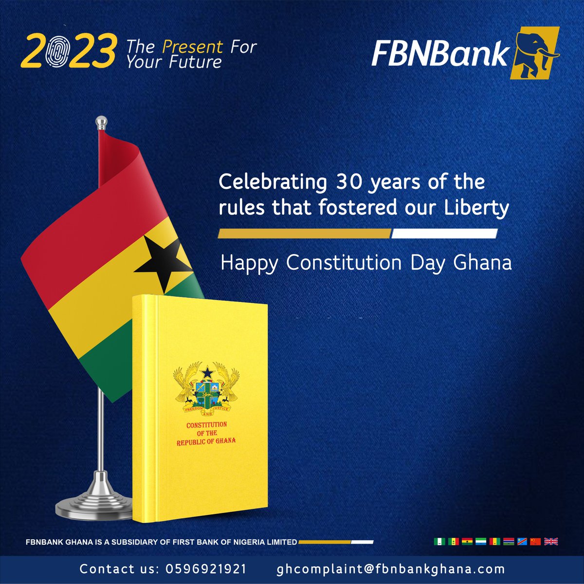 FirstBankGhana's tweet photo. Happy #ConstitutionDay. https://t.co/JoV2iT0PRU