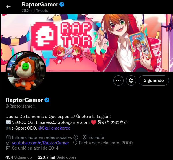 valentexido03's tweet photo. @Raptorgamer_ “Kiero A MiniRaptor” #MiniRaptors
yo ya te sigo hace mucho en twiteer y en ig https://t.co/q17sqVo4Gf