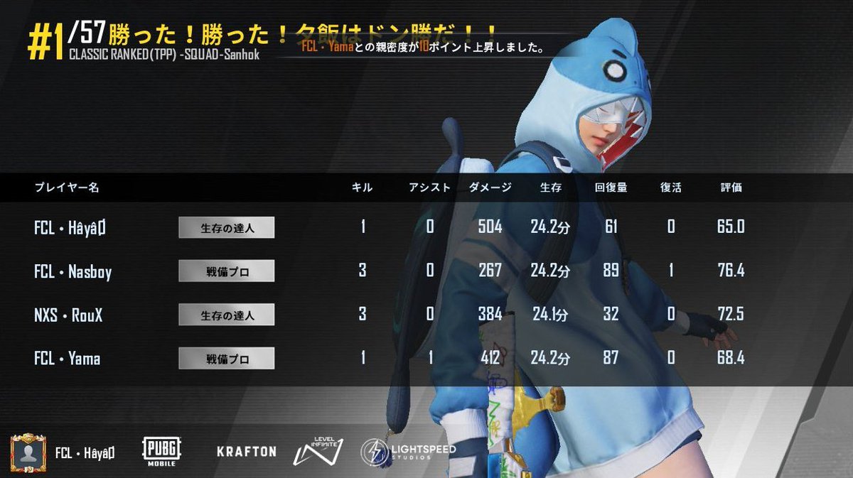 hayao_occhi's tweet photo. 新武器でモスダメ!!

FORCELLS復活祭1戦目ドン勝でスタートです︎💕
#ユニスマ
#FCLWIN https://t.co/no5OJkVMi2