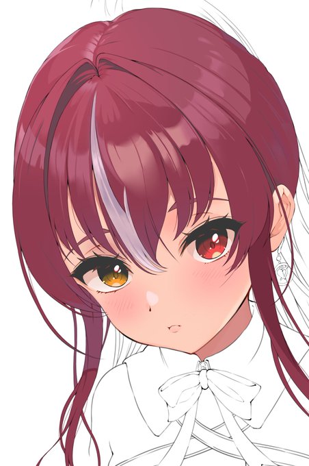 髪の毛の塗りめっちゃいい感じじゃない!!? 