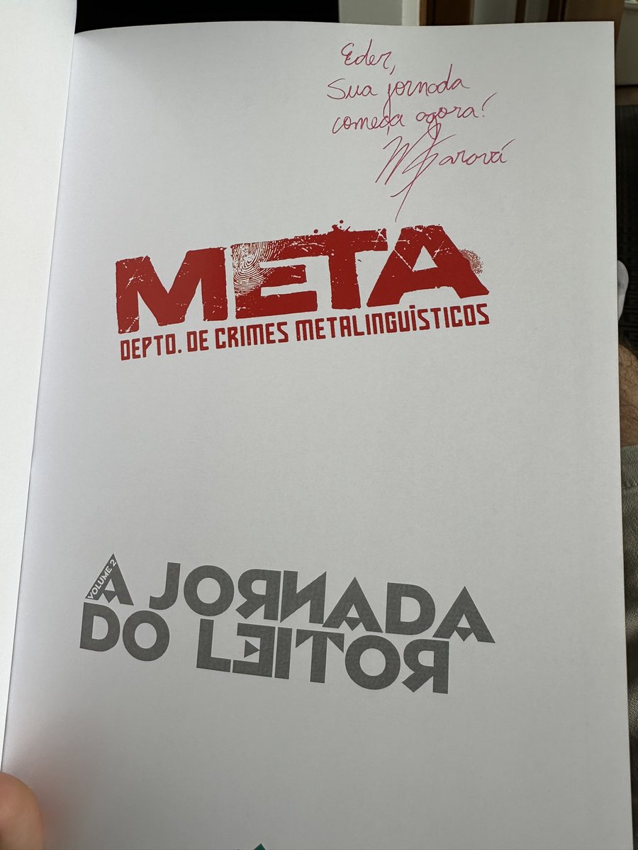 Chegou! <a href="/marcelosarava/">Marcelo Saravá</a> <a href="/yescabrita/">André Freitas</a> #meta2