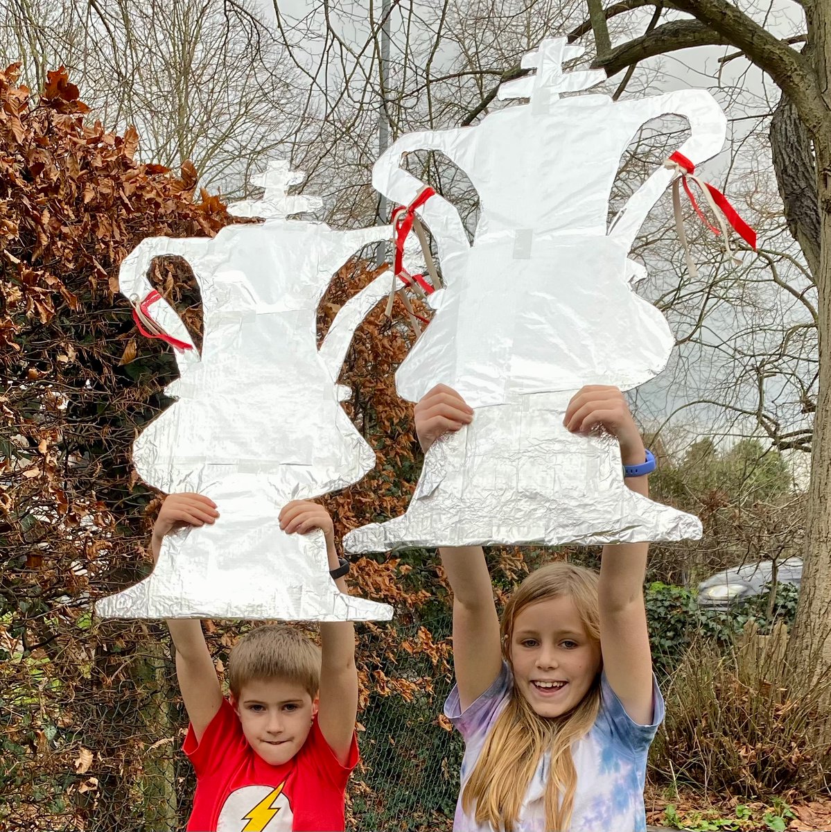 mozz100's tweet photo. @EmiratesFACup we’re bringing the tin foil to support @StevenageFC at @AVFCOfficial tomorrow. Watch out for us in the Doug Ellis stand! https://t.co/LeYFmGiRPu