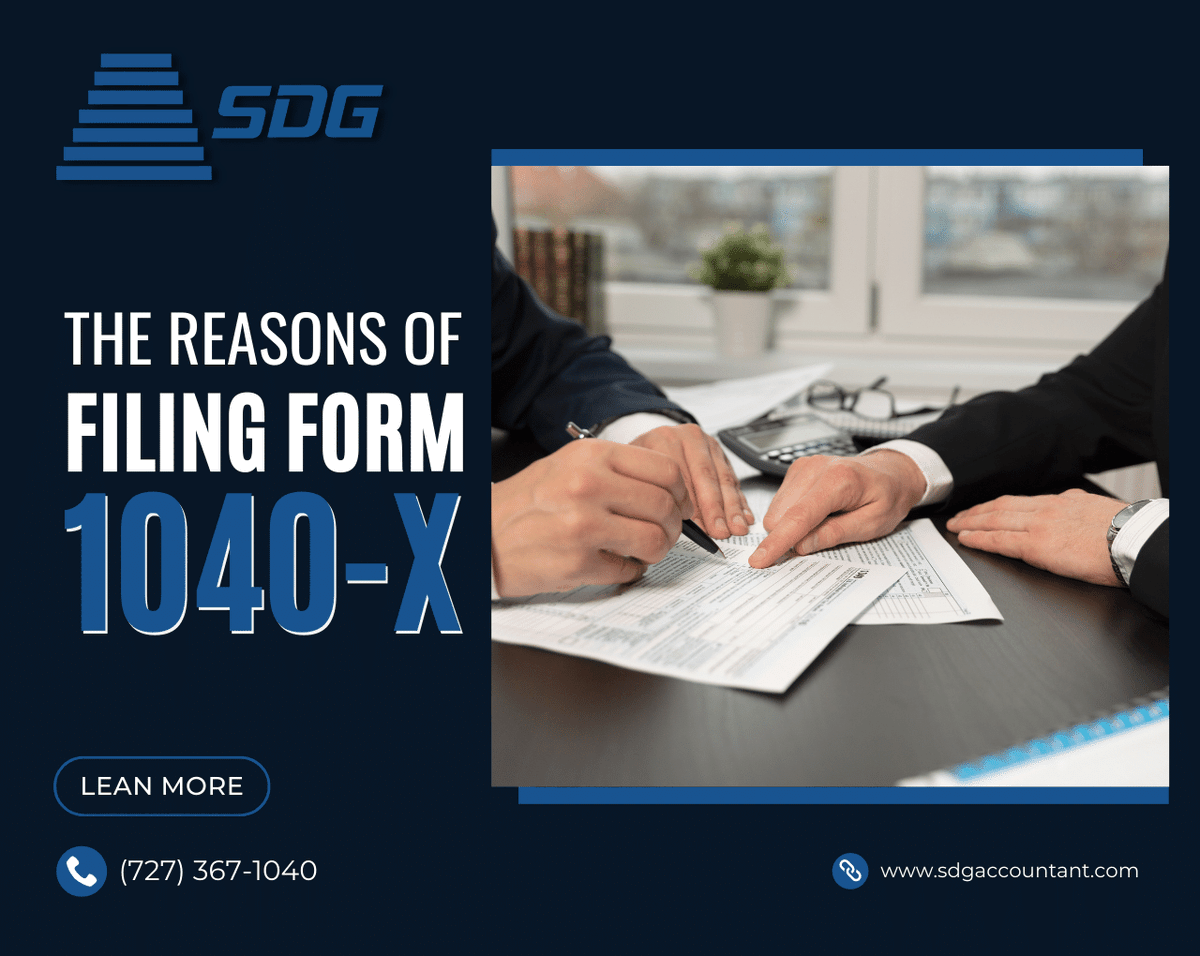SDG_Accountants's tweet photo. There are several benefits to why taxpayers must file Form 1040-X. Some common reasons include the following link... https://t.co/lVdTBtBI4j https://t.co/7KENBNxQGJ