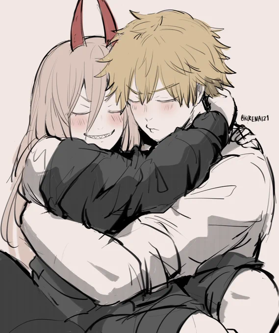 I need someone who hug me like power hug denji 