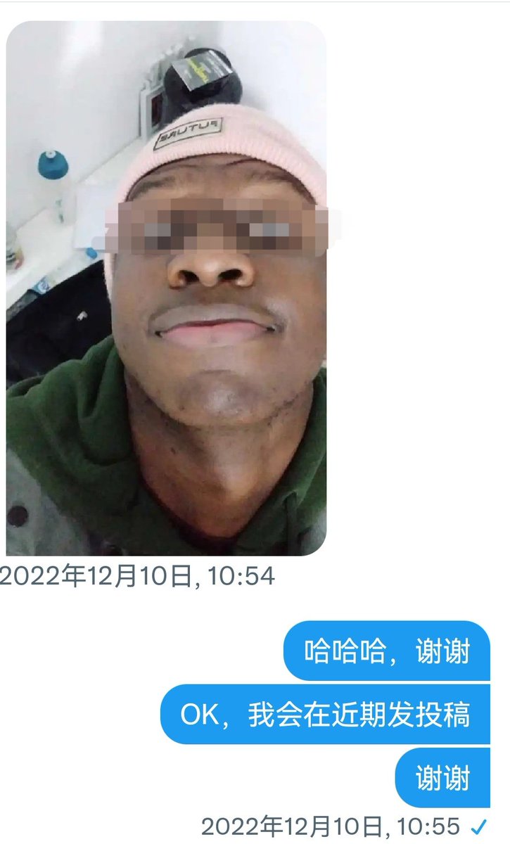 采访了一个黑人留学生（4） https://t.co/N1bCqOdSS7