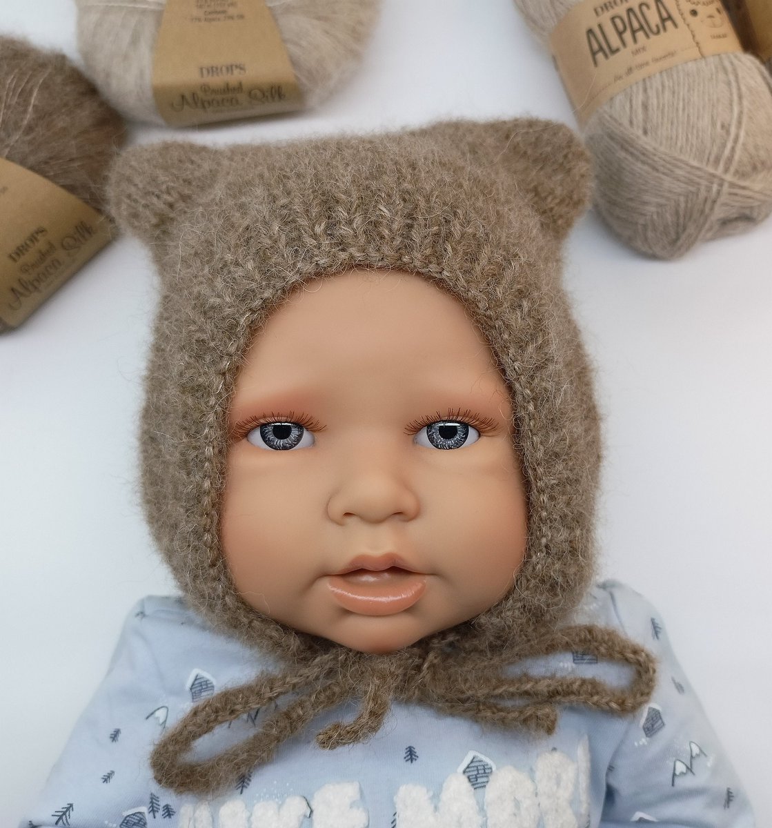 COnowska's tweet photo. Chętnie udostępniam najnowszy produkt dodany do mojego sklepu #etsy: Baby hat with ears, Bear hat, kids beanie, knitted baby hat, teddy bonnet, crochet baby bear, vintage style, bonnet girl, alpaka wool & silk https://t.co/vvoaFTfrHZ #be #roczek #boenarodzenie #bohoihi https://t.co/coKPNRwott