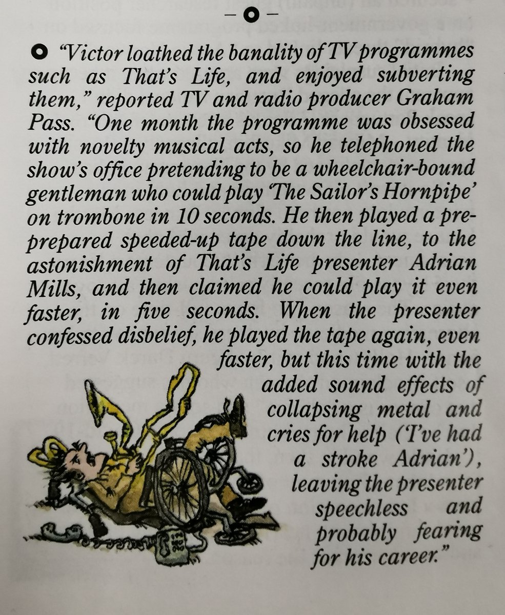 Chris Woodhouse (@mrcwoodhouse) on Twitter photo The latest edition of <a href="/PrivateEyeNews/">Private Eye Magazine</a> has a collection of anecdotes about the late Victor Lewis-Smith and each one is a gem. The latest edition of <a href="/PrivateEyeNews/">Private Eye Magazine</a> has a collection of anecdotes about the late Victor Lewis-Smith and each one is a gem.