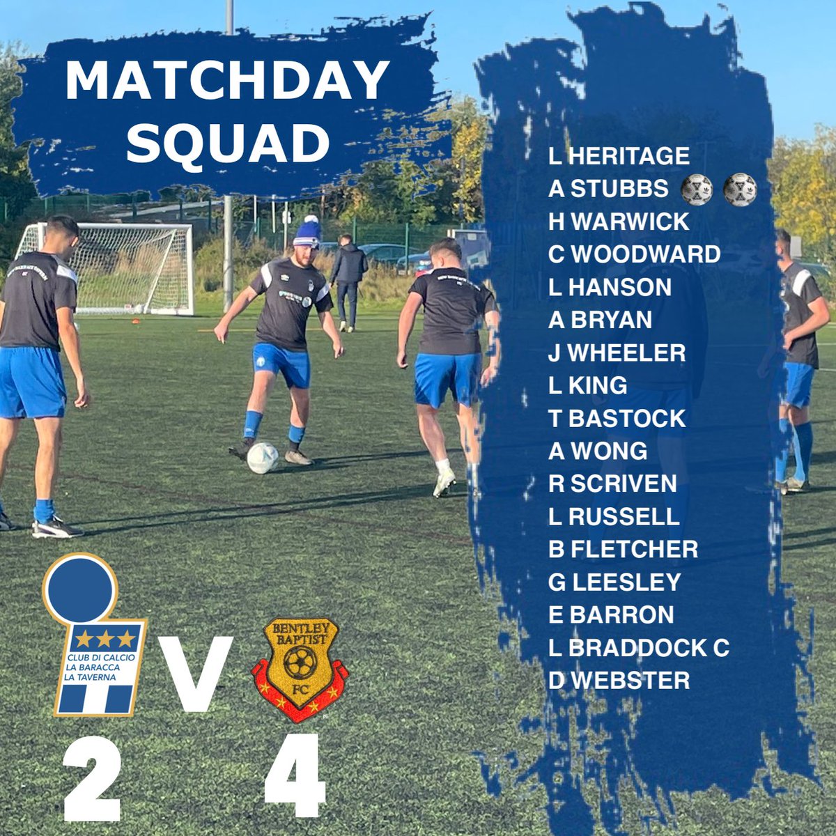 Wrong end of the result today against an unbeaten <a href="/BentleyBaptist/">Bentley Baptist FC</a>. Our own worst enemy giving away some sloppy goals. 
Goals from <a href="/stubbzifc/">Adam Stubbs</a> X2