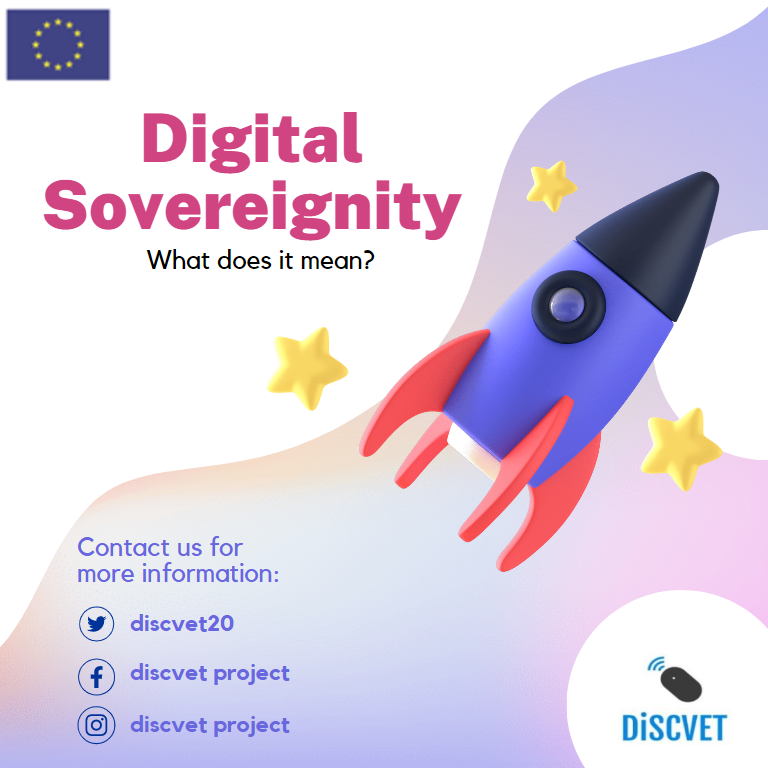 Miitr8's tweet photo. What does Digital Sovereignity actually mean?🧐
👉Digital sovereignty is a new concept in the digital era suggesting that parties should have sovereignty over their own digital data.
#discvet #erasmusplus #erasmusplusproject #cofundedbytheeu #digitalsovereignity #Europe #project https://t.co/25TeasFMCC