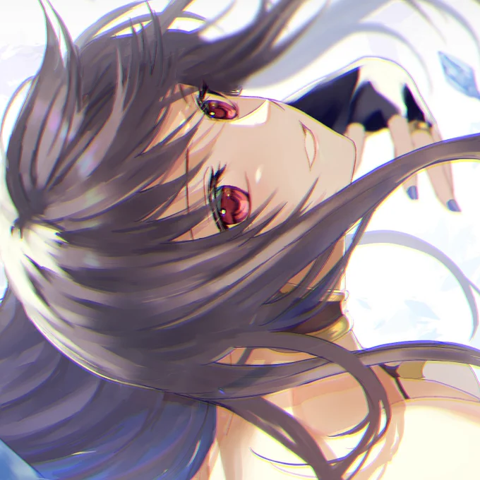Skeb納品させて頂きました!美人さん描かせて頂き嬉しかったです～(不備があったので再納品してます、すみませんでした)ありがとうございました…!!#Skeb 