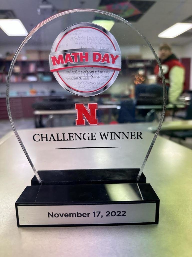 BulldogsPHS's tweet photo. Congrats to our High School Math Students who attended Math Day at UNL last fall and won an award for their challenge! Way to go Bulldogs! https://t.co/1oNPIO2RTy