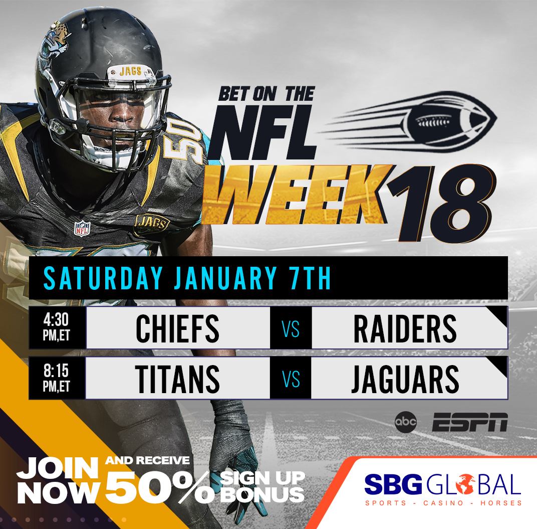 sbgglobal's tweet photo. The AFC South will be on the line Saturday night when the Tennessee Titans face the Jacksonville Jaguars at TIAA Bank Field in Duval County.
For spreads & odds ➡️ https://t.co/kFQ91ZRUW3
#NFL #NFLKickoff #nflfantasy #sbgEU #Kickoff2022 #football #NFLodds #footballchallenge https://t.co/sNF3gselVQ