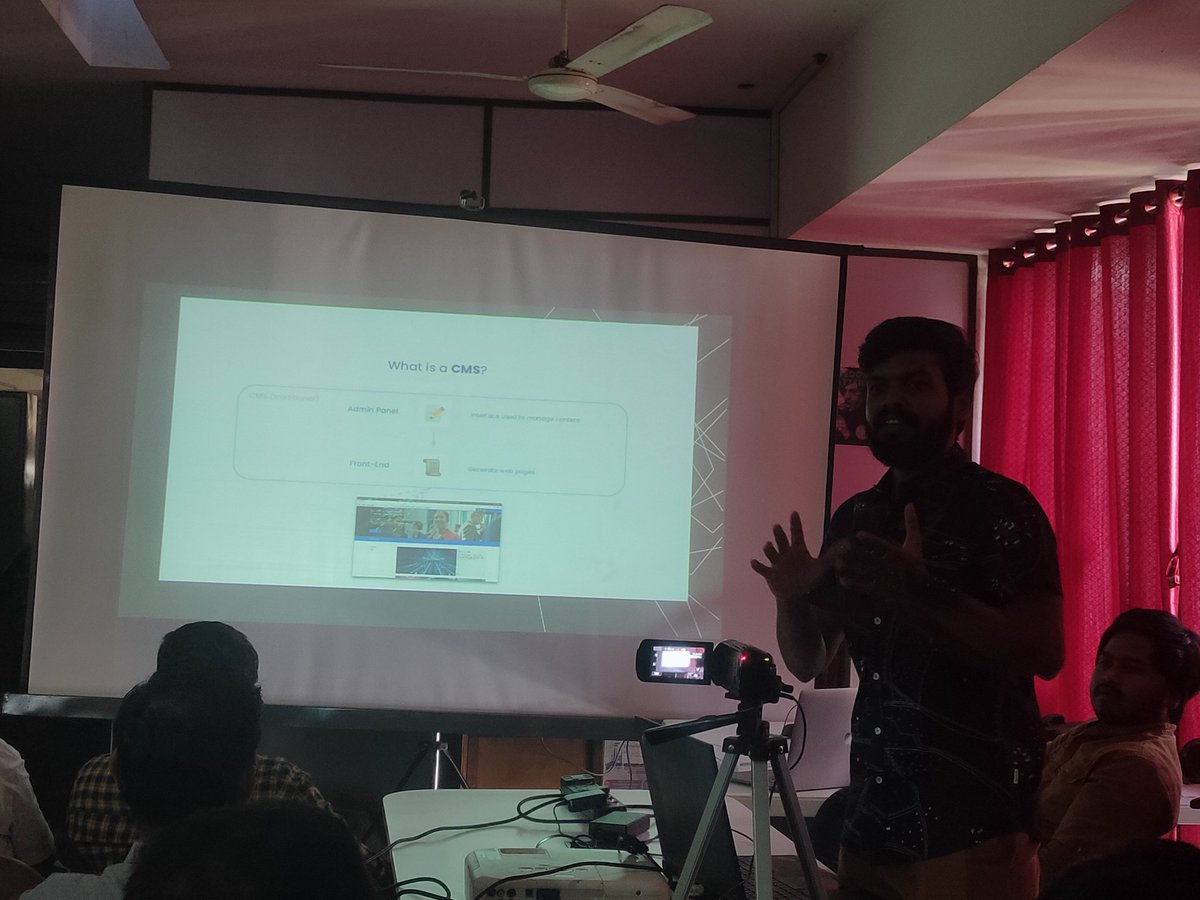 Had great time at DRUPAl community Hyderabad monthly meet-up <a href="/drupalhyderabad/">Drupal Hyderabad</a> #Drupal