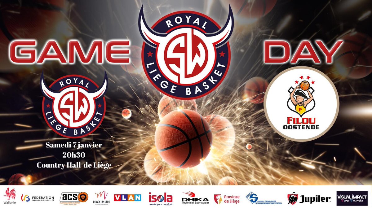 C'est le jour J ! On vous attend ! 
Vu le monde attendu, venez tôt, dès 19h ! 
4 files vous seront proposés, 
1️⃣pour les VIP, abonnés et les personnes n'ayant pas réservé leurs places par mail. 
3️⃣autres pour une distibution par ordre alphabétique afin de fluidifier #liegebasket