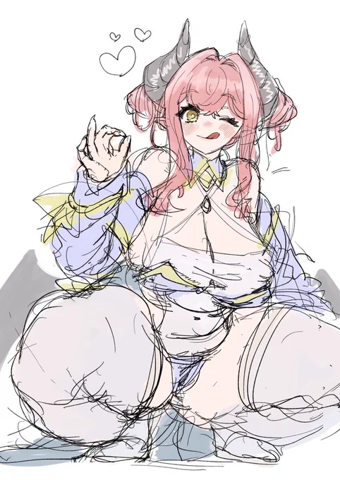 😈ラフ 