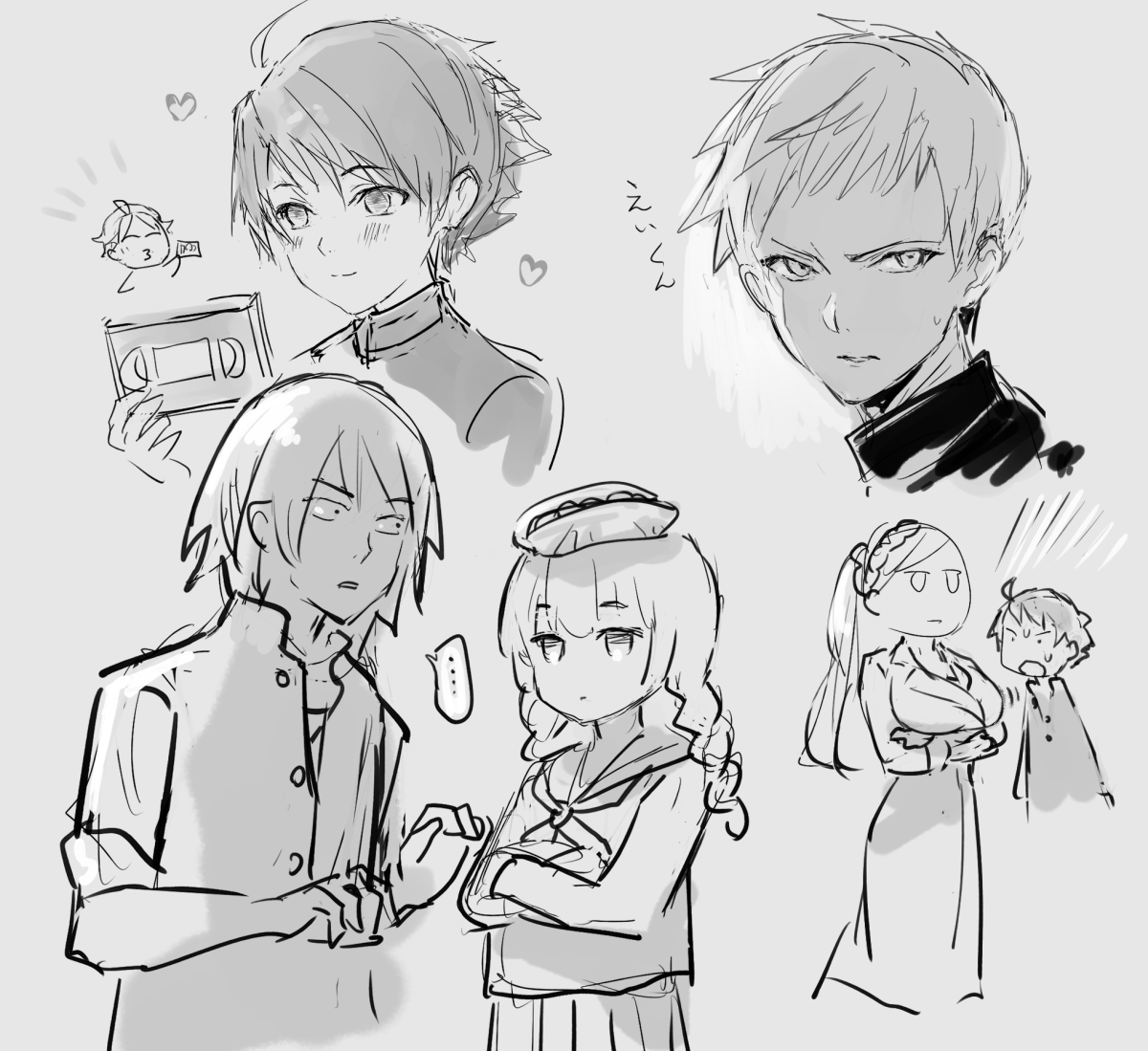 十三機兵オケコン行かれた方いいな～!
ラクガキ前描いたのとか上げてないのとか
うさみちゃん好きです
#十三機兵防衛圏 