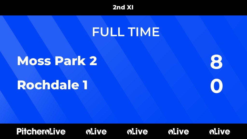 FULL TIME: Moss Park 2 8 - 0 Rochdale 1
#MOSROC #Pitchero
mossparkhockeyclub.co.uk/teams/136875/m…
