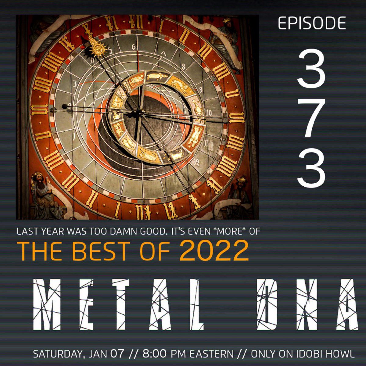 Tonight on Metal DNA, we look at even *more* of the best of 2022 with music from <a href="/undeathNY/">UNDEATH</a>, Author &amp; Punisher, Dream Unending, Fugitive, and more on <a href="/idobiHowl/">idobi Howl</a>.