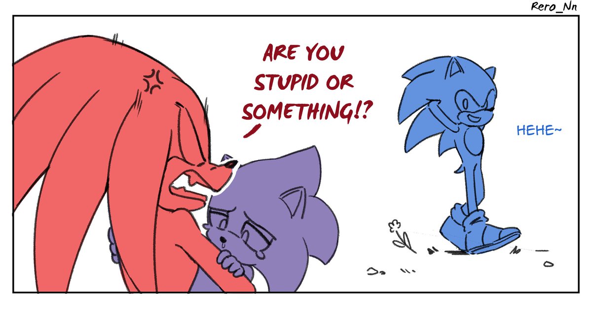 Just what if Knuckles had found an abandoned child on Angel Island 