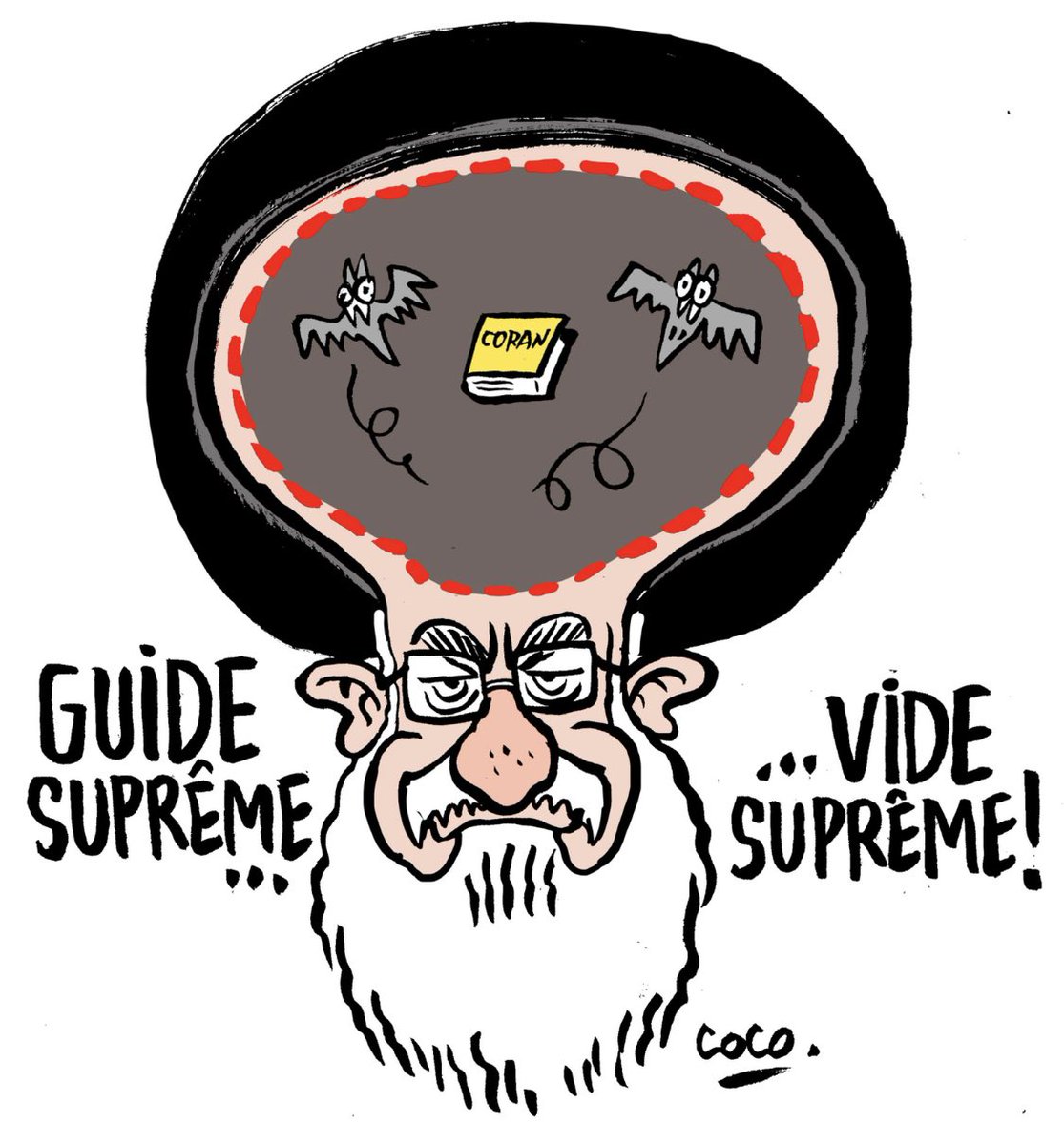 Dans @Charlie_Hebdo_  #MullahsGetOut #IranRevoIution #FreeIran ✊ #liberte