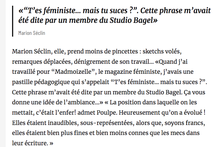 MauvaisCoton's tweet photo. Et ils ont "évolué" qu'ils disent... #StudioBagel https://t.co/vQ5c8UART4 https://t.co/Mp6rsgfP5G