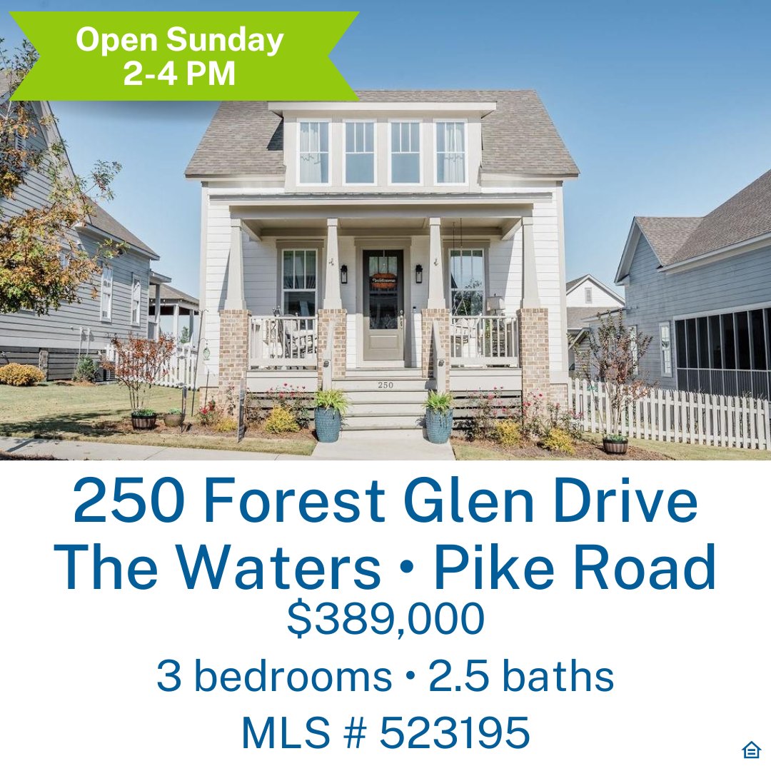 NewWatersRealty's tweet photo. These beautiful Pike Road homes are open Sunday!! Stop by for home tours. 

https://t.co/917Z4dOWuB

#newwatersrealty #pikeroadrealestate #pikeroadalabama #openhouse https://t.co/e5kZxy9pRd