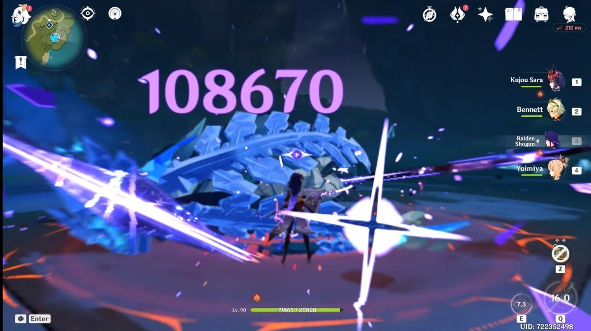 Stormi409's tweet photo. Broke 100K for the first time today with my new f2p Raiden build 🥰 #Genshinlmpact #RaidenShogun #F2P https://t.co/n44cFMbKTJ