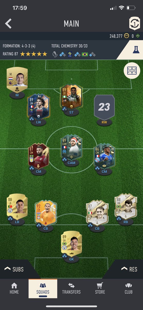 98skinner's tweet photo. @FUT_Rory Just need to make some changes because I don’t like the flow. Any suggestions? https://t.co/KvvWIO5yuE