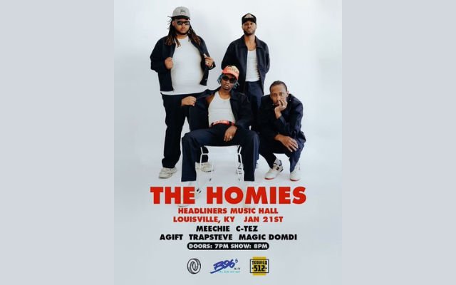 Missed your shot to win with DJ Q for winning tickets to see The Homies at Headliners on 1/21? No worries! DJ Empty Beats has your shot to win all week starting 1/9!