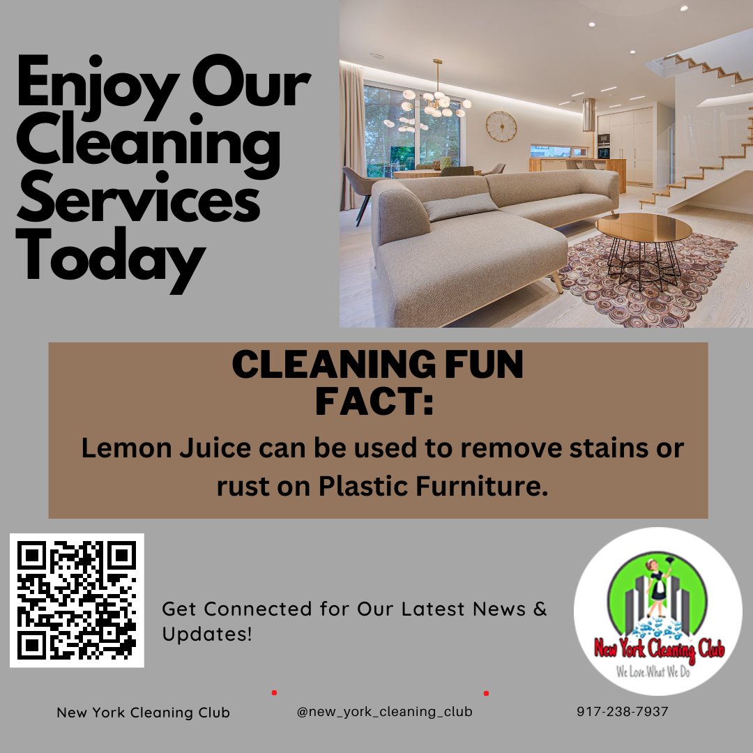 tbaccnyc's tweet photo. Lemon juice is a great stain remover, applied to remove stains and rust. Having an acidic component Lemons also provide a fresh scent and natural germ killing properties. Call 917-238-7937 or visit our website https://t.co/eFd4Ji3Q53  https://t.co/zZ9wqqk1iF