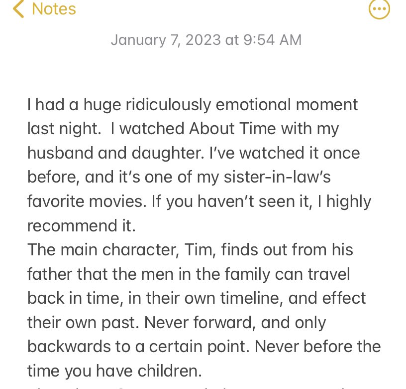 I wanted to share with you all what was for me a profound moment of realization.

Typed up in my notes this morning -