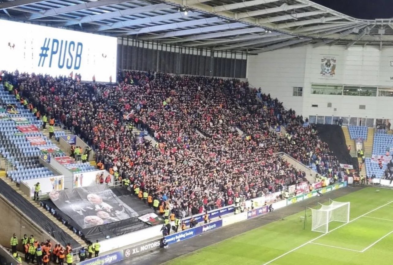 The Away Fans on Twitter "4,500 Wrexham fans away at Coventry today