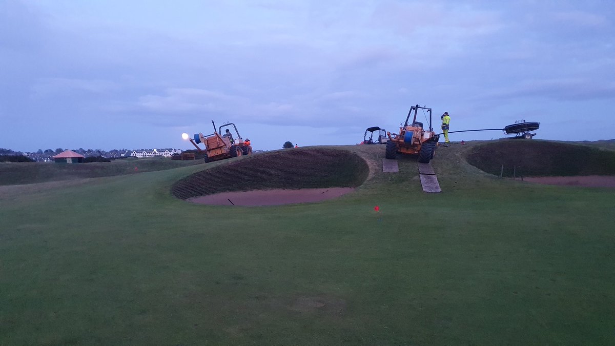 When you need to catch up with lost time after the bad weather before Christmas. Get 2 moles going at once <a href="/MJAbbottLtd/">MJ Abbott Ltd</a> <a href="/AdrianMortram/">Adrian Mortram</a> <a href="/carnoustiegolf/">Carnoustie Golf Links</a> <a href="/RainBirdGolf/">RainBirdGolf</a>