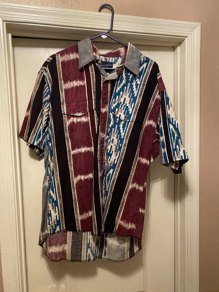 nickgurevitz's tweet photo. Wrangler/Panhandle pearl snaps for sale. Some are XL some are XXL https://t.co/YrQnwGIN2r