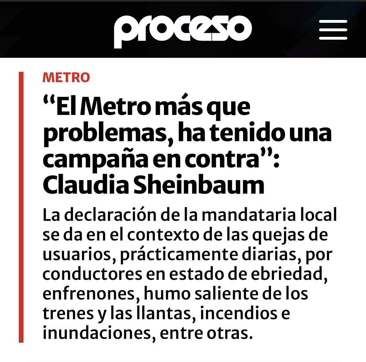 AmerangelLorenz's tweet photo. Hace tan sólo unos días @Claudiashein decía que el Metro no tenía problemas y todo era una campaña de desprestigio.

¿Que dirá hoy, 16 heridos y un muerto, después? https://t.co/n3UhuAhRv1