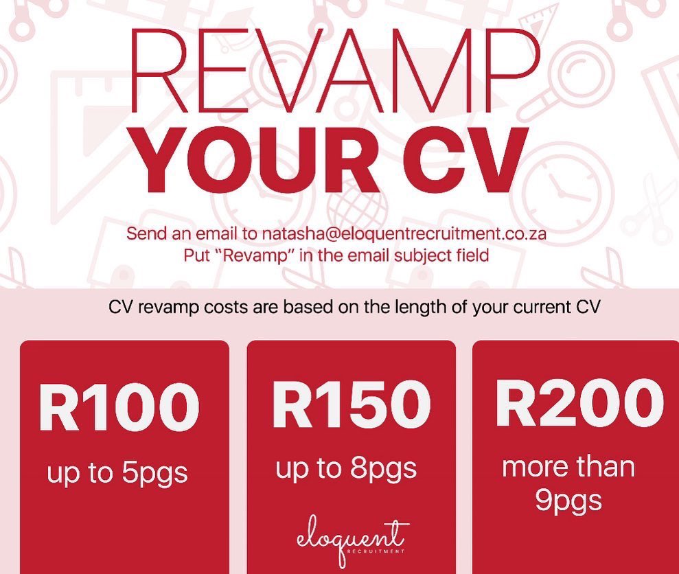 dramadelinquent's tweet photo. Hope everyone had an amazing Xmas and new year! 

We reopen on the 9th January and can’t wait to help you get your CV’s, cover letters, interview prep and LinkedIn sorted for the next step in your career

Please send an email to natasha@eloquentrecruitment.co.za

#SayEntrepreneur https://t.co/eiC6TtuhFs