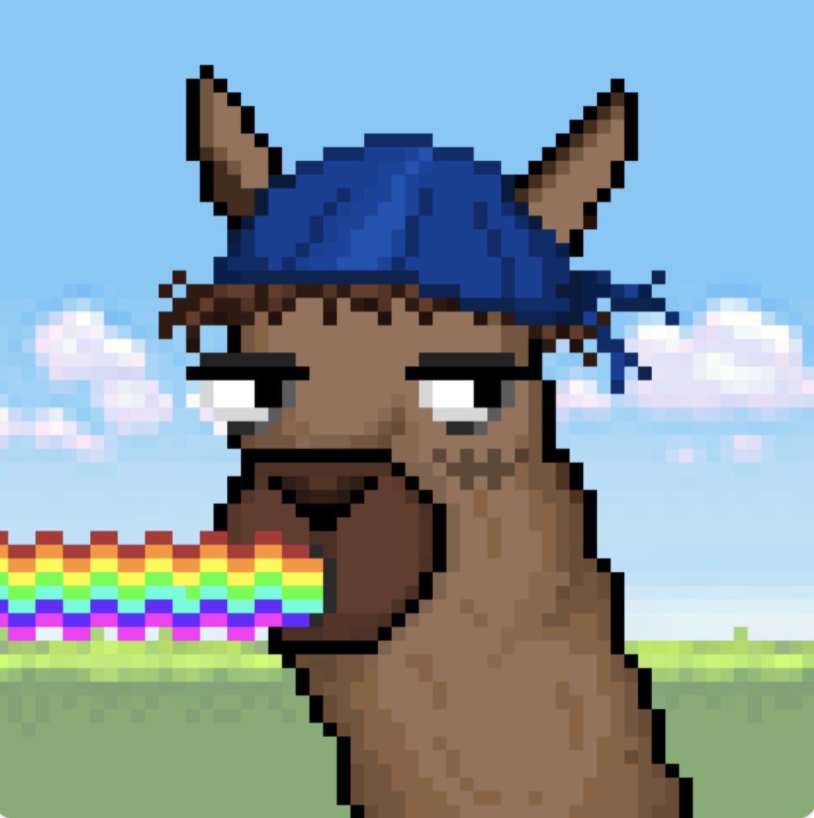 CryptoMyles's tweet photo. Got my crew of Llamas ready for the future. Can’t wait to see what @NFTLlama has been cooking up finally come to fruition. 2023 is the year of the Llama. https://t.co/v7uhNwXMTE